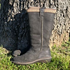 Black UGG boots